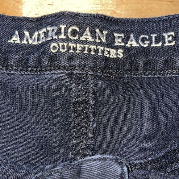 American Eagle Outfitters Womens High Rise Festival Denim Shorts Black Size‎ 8 - Picture 3 of 9